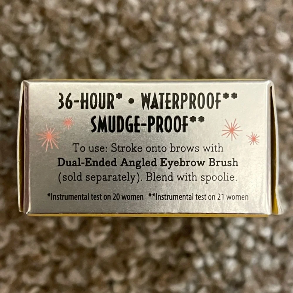 Benefit POWmade Brow Pomade in Yellow Box Color 4.5 Neutral Deep Brown - Picture 2 of 4